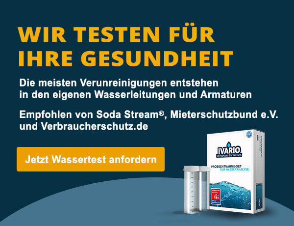 Wassertest online anfordern