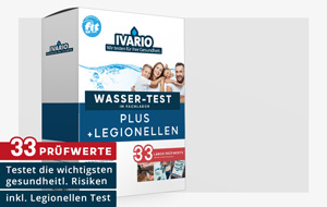 Wasseranalyse PLUS + Legionellen