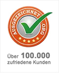 100000 zufriedene Kunden